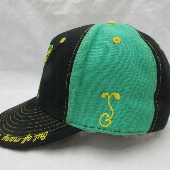 Grassroots 420 Limited Edition One One One Jamaica Hat Size 7 1/8 Green & Black - Picture 5 of 10